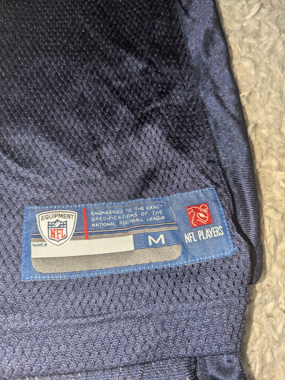 NFL Chicago Bears Navy and Orange #6 Football Jersey - Picture 4 of 4